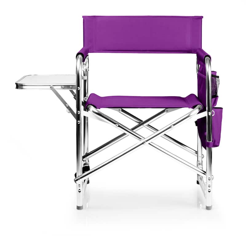 Picnic Time Portable Purple Sports Chair
