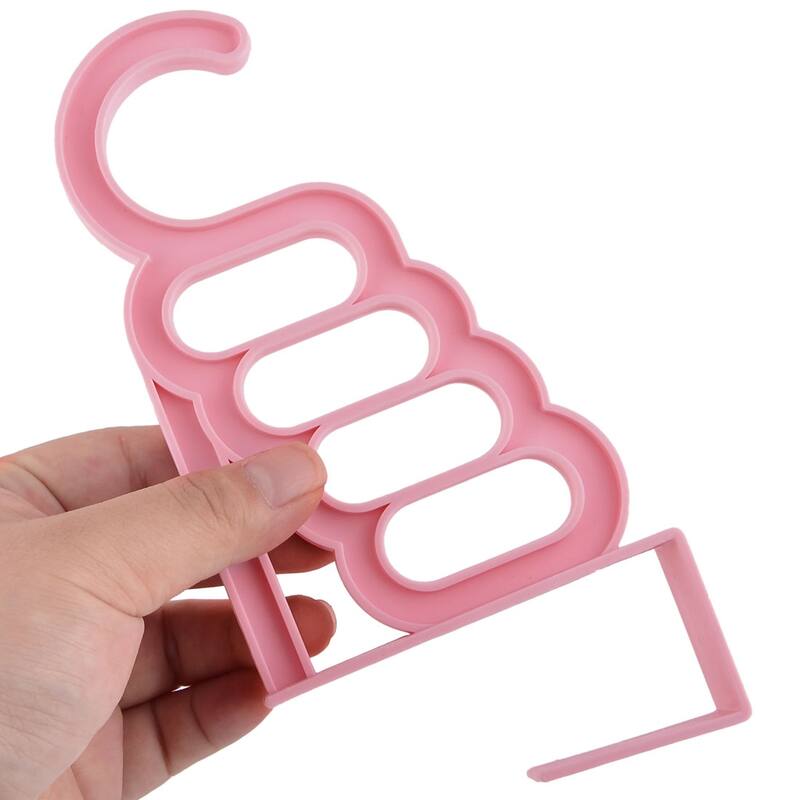 Household Over Door Wardrobe Clothes Coat Towel Bags Hook Hanger Pink - 6.9" x 3.5" x 1"(L*W*H)