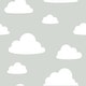 preview thumbnail 1 of 3, NuWallpaper Clouds Grey Peel & Stick Wallpaper - 216in x 20.5in x 0.025in