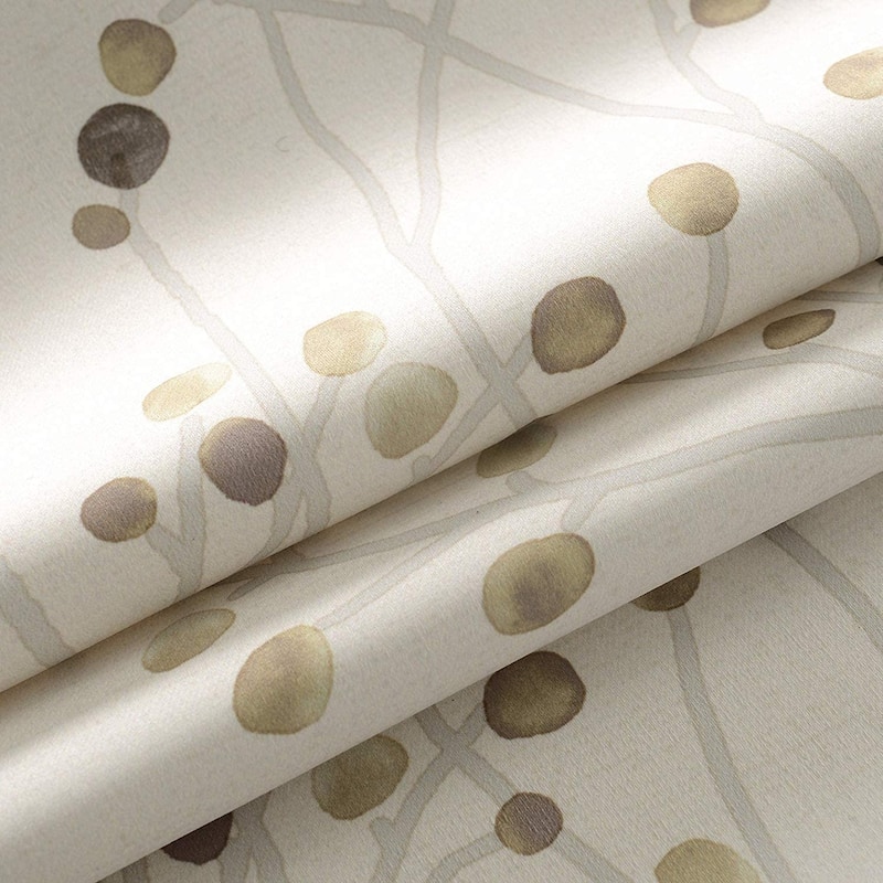 DriftAway Harper Ink Botanical Room-darkening Curtain Panel Pair
