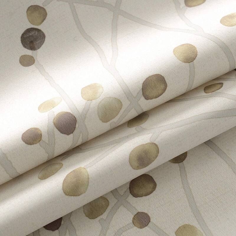DriftAway Harper Ink Floral Pattern Window Treatment Valance 50 x 24 - 50" width x 24 " length - 50" width x 24 " length