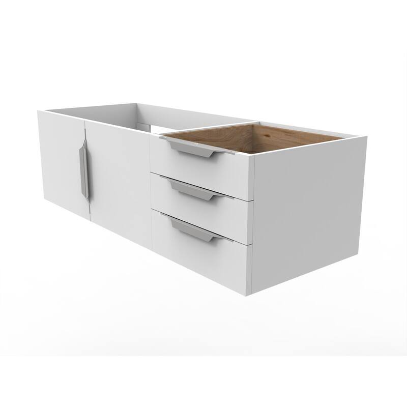 Alpine 48" Wall Mounted Bathroom Vanity (Base Only)