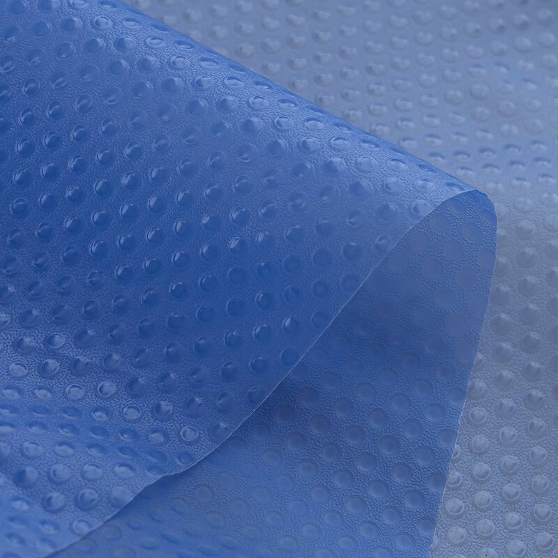 Dots Embossed Peva Shower Curtain Liner Embossed with Magnets