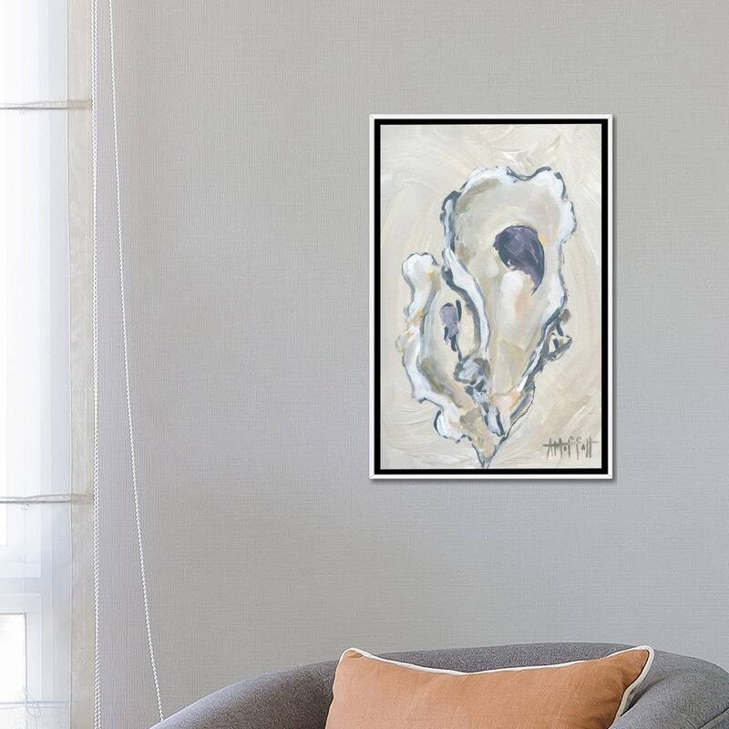 iCanvas "Beige Oyster II" by April Moffatt Framed Canvas Print