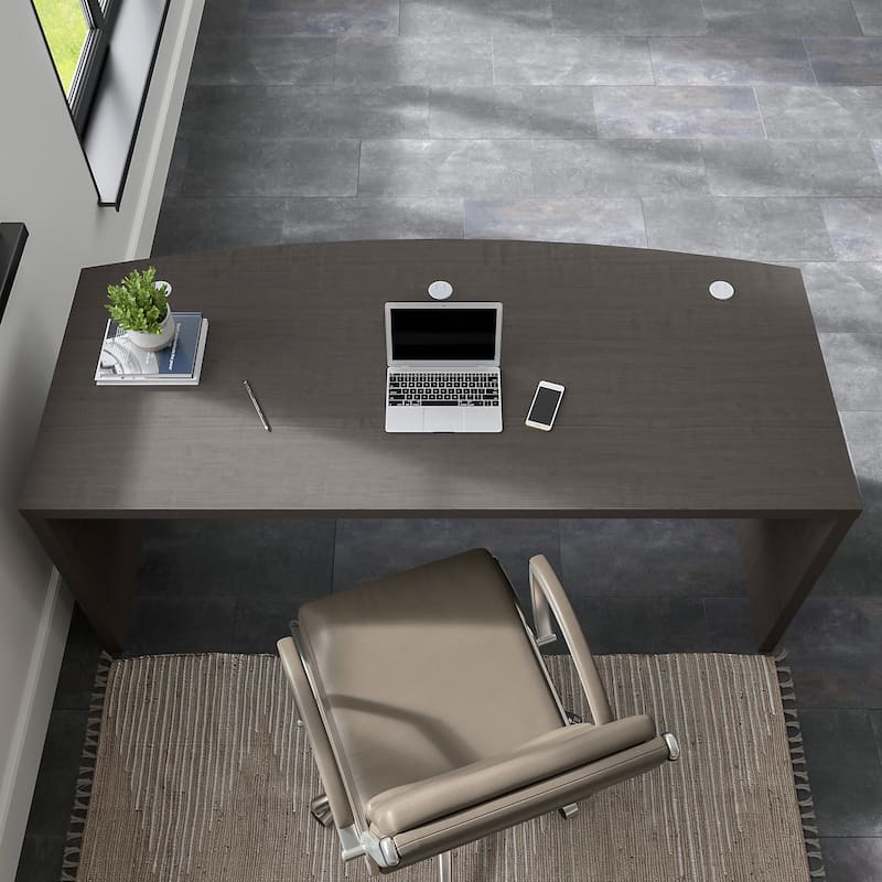 Echo 72W Bow Front Desk by Bush Business Furniture