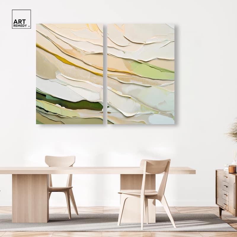 Mossy Glen Canvas Set of 2 by Art Remedy, Gallery Wrapped
