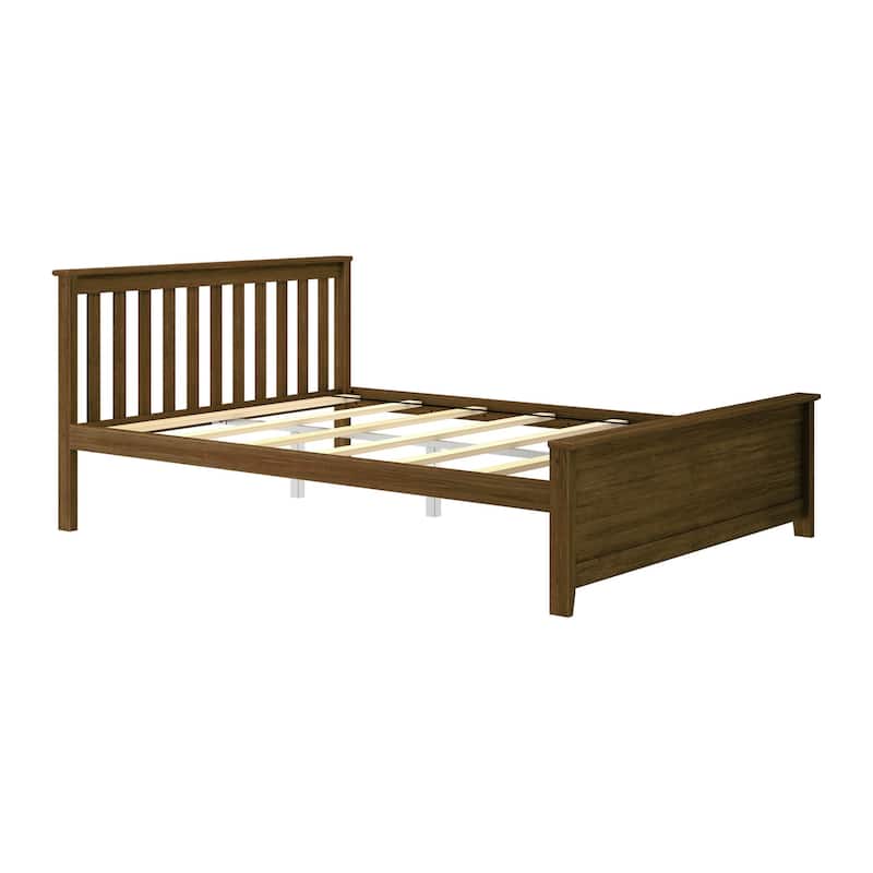 Plank and Beam Classic Real Wood Queen Platform Bed