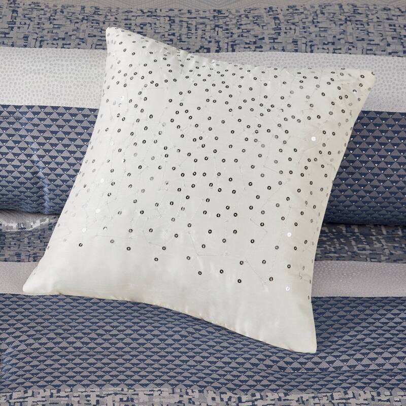 GDF Studio - Jacquard Comforter Set with Decorative Pillows