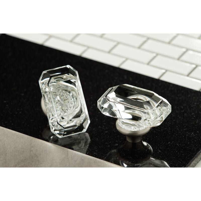Krystal Onyx Two-Handle 3-Hole Wall Mount Bathroom Faucet