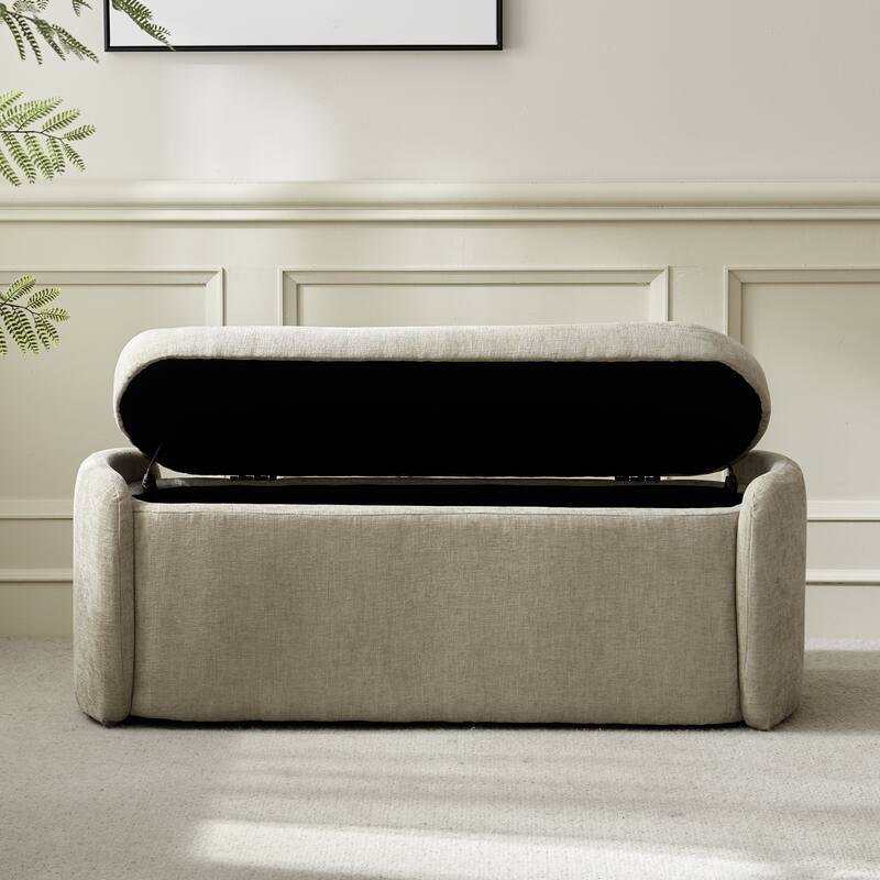 Bedroom Bench Storage Bench with Arms Ottoman entryway bench with storage End of Bed Bench, Entryway Bench
