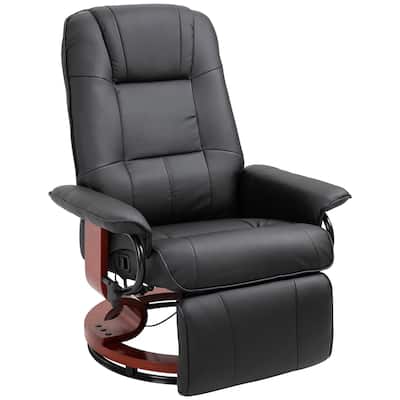 Faux Leather Manual Recliner