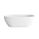 preview thumbnail 163 of 173, Adler Soaking Bathtub in Glossy White Glossy White with White Trim - 67"