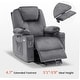 preview thumbnail 24 of 59, Mcombo Electric Power Lift Recliner Fabric Chair with Massage Heat