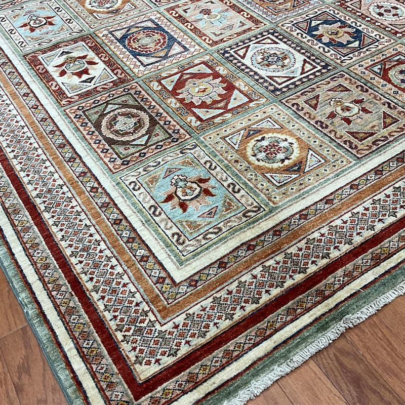 HERAT ORIENTAL Handmade Super Kazak Wool Rug - 5'11" x 8'1"