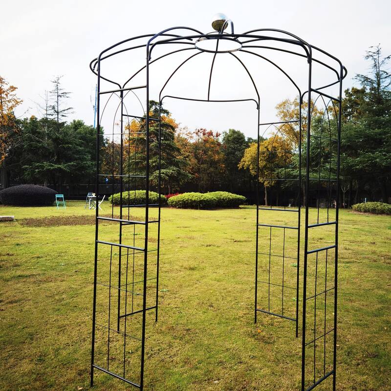Metal Garden Arch Iron Garden Arbors Gazebo for Wedding Ceremony