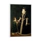 preview thumbnail 4 of 7, iCanvas "Girl With A Dwarf, Daughter Of The Duke And Duchess Of Savoy, c.1595" by Sofonisba Anguissola Framed White - 26x18