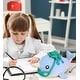 preview thumbnail 6 of 4, DolliBu Blue Narwhal Doctor Baby Soft Plush with Scrub Cap & Face Mask - 11.75 inches