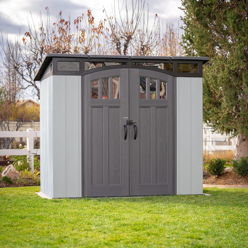 Lifetime 8 Ft. x 5 Ft. Compact Modern Shed (60461)