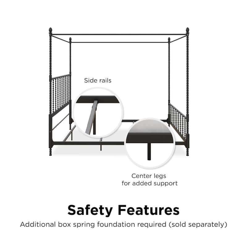 Avenue Greene Elliot Metal Canopy Bed