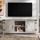 preview thumbnail 86 of 98, Middlebrook Firebranch 58-inch Barn Door TV Stand Stone Grey