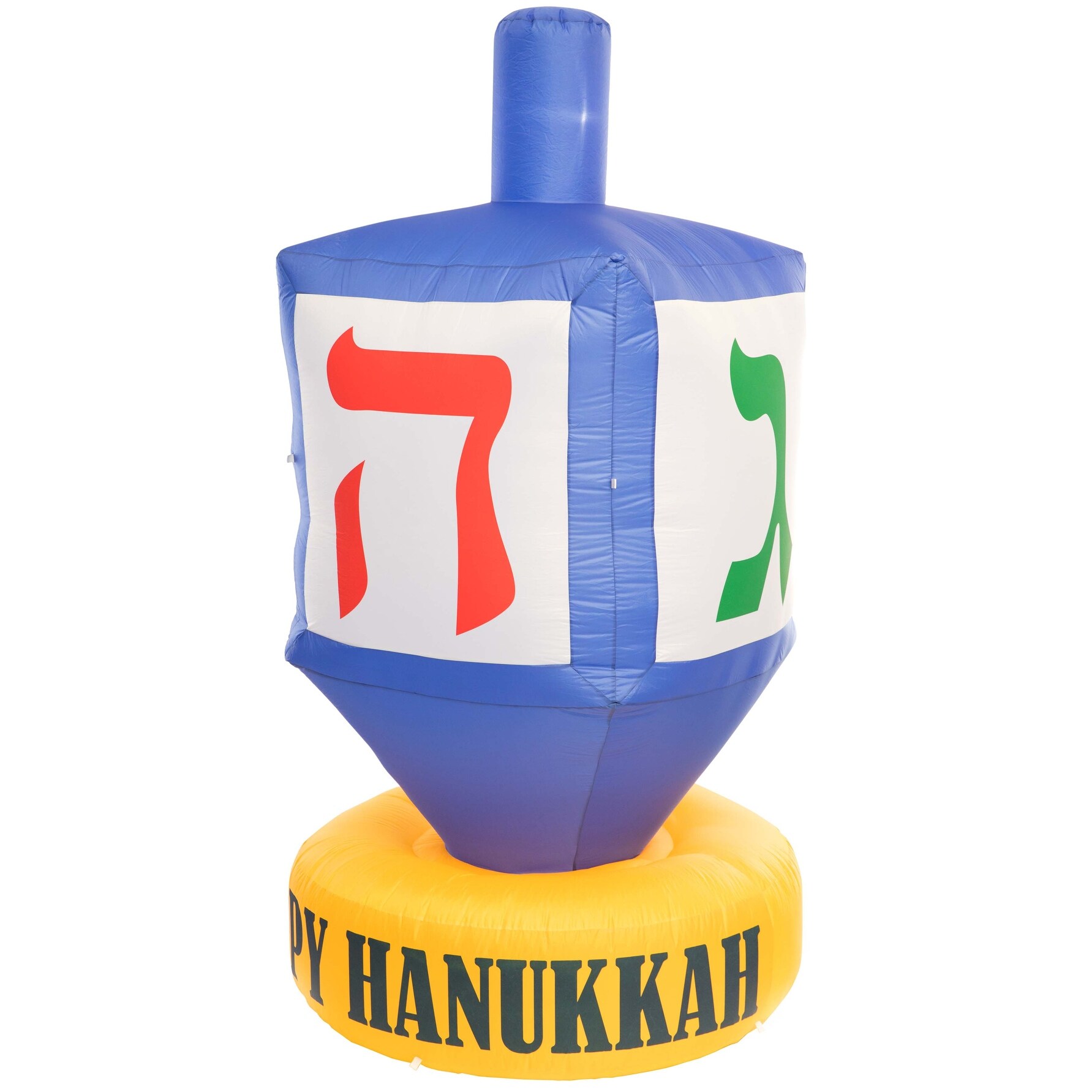 Shop Giant Hanukkah Inflatable Dreidel Yard Decor With Built In Bulbs Tie Down Points And Powerful Built In Fan Overstock 32333440