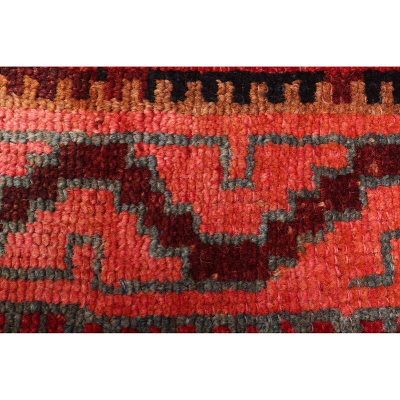 ECARPETGALLERY Hand-knotted Melis Vintage Red Wool Rug - 4'11 x 6'6