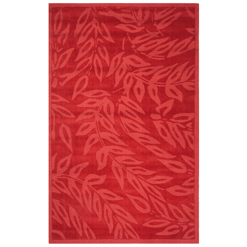 Martha Stewart by SAFAVIEH Breeze Wool Rug - 4' x 6' - Vermillion