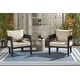 preview thumbnail 9 of 17, SAFAVIEH Outdoor Patio Furniture Viola Chair (Set of 2) - 28"W x 28"D x 26"H