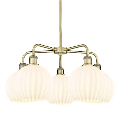 Innovations Lighting 516-5C-16-26-White Venetian-Indoor Chandelier
