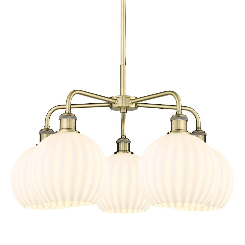 Innovations Lighting 516-5C-16-26-White Venetian-Indoor Chandelier