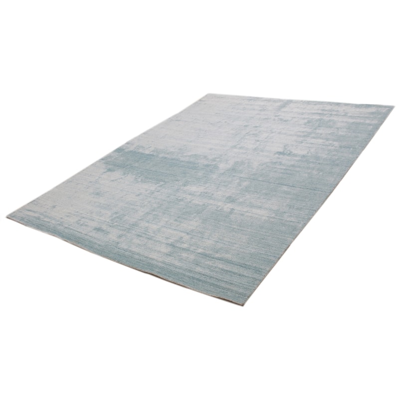 ECARPETGALLERY Hand-knotted Kashkuli Gabbeh Blue Wool Rug - 8'0 x 10'0