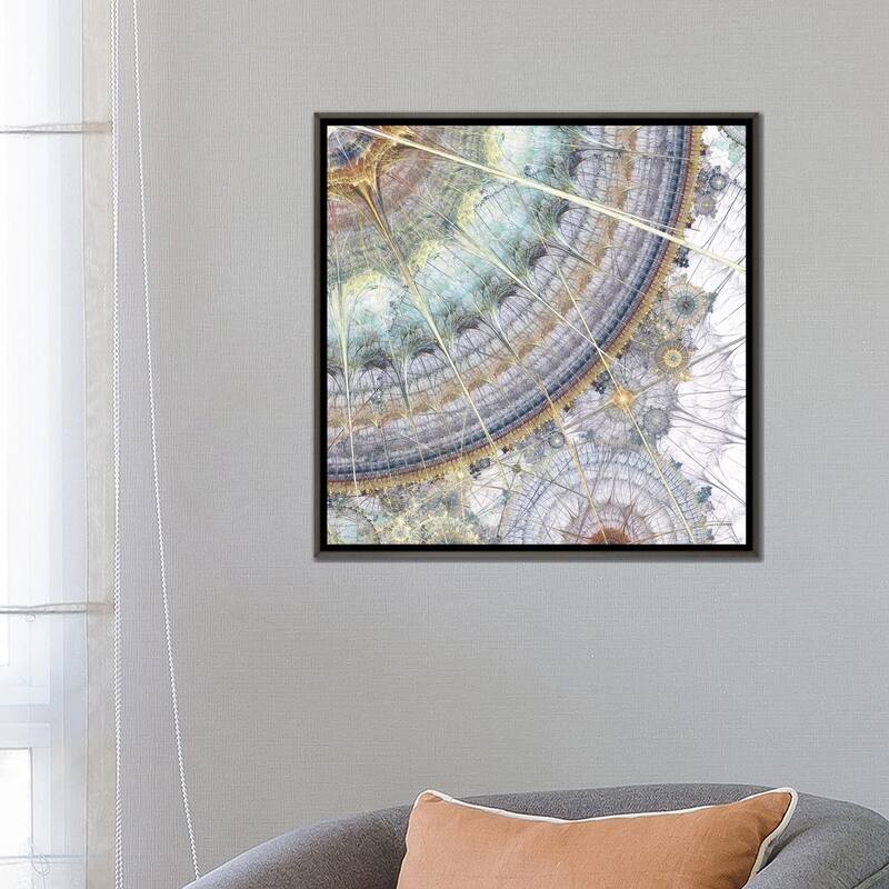 iCanvas "Clockworks IV" by James Burghardt Framed