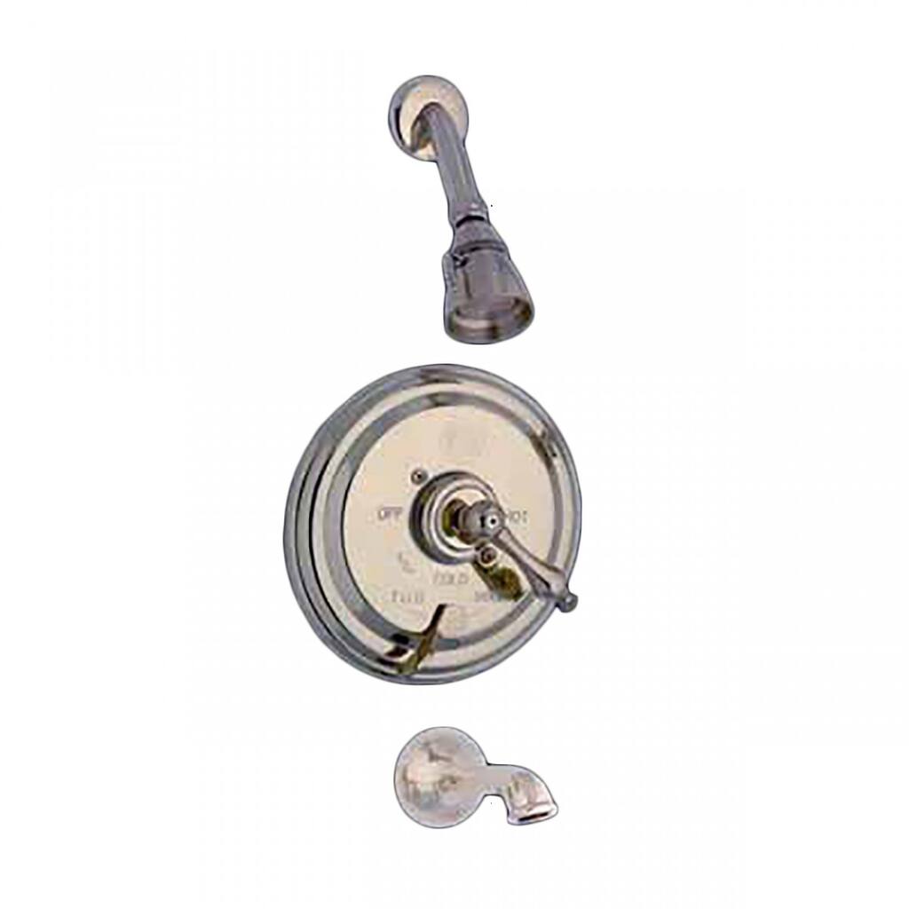 Shower Tub Faucet Mixer 1 Handle Valve Heavy Brass Renovators Supply