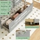 preview thumbnail 12 of 21, Twin Size Low Loft Bed with 3 Drawers with Ladder and Full-length Guardrails