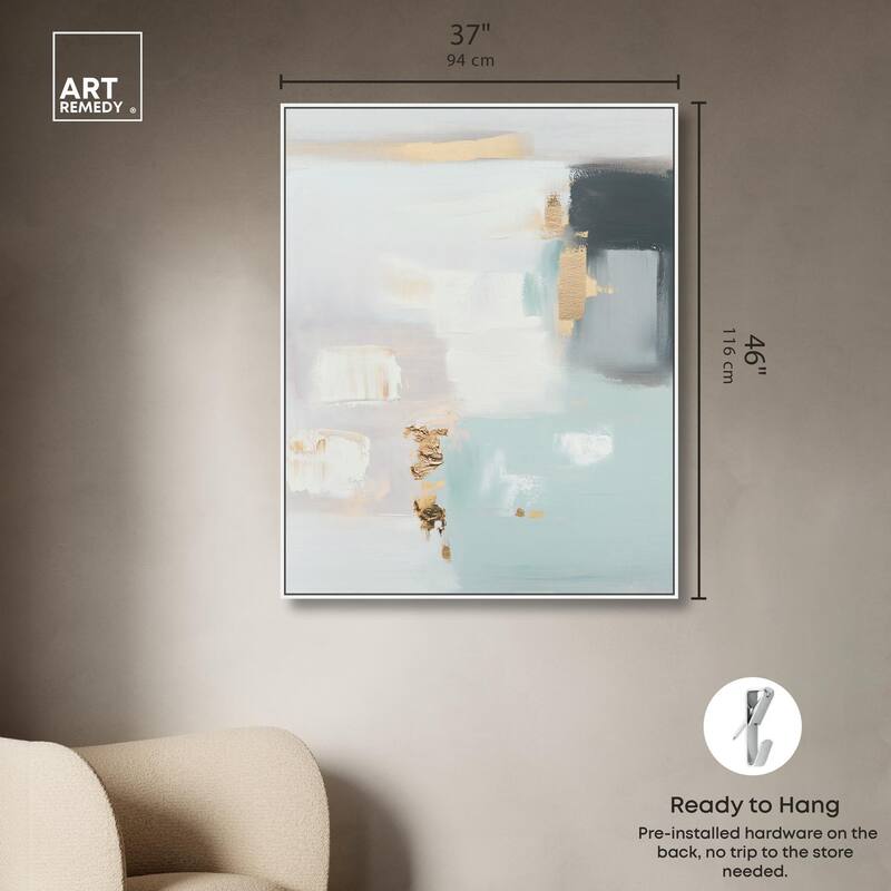 Misty Luxe I Canvas by Art Remedy