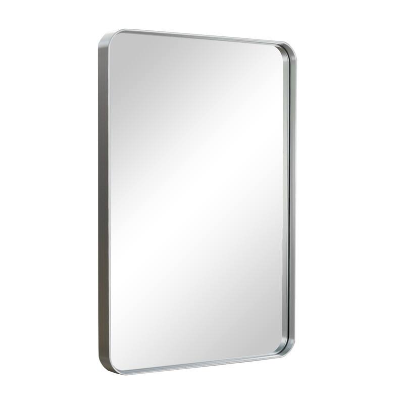 Arch Bathroom Wall Mirror Large Metal Frame Wall Mounted Mirror for Bedroom Living Room Dresser Entryway Decor