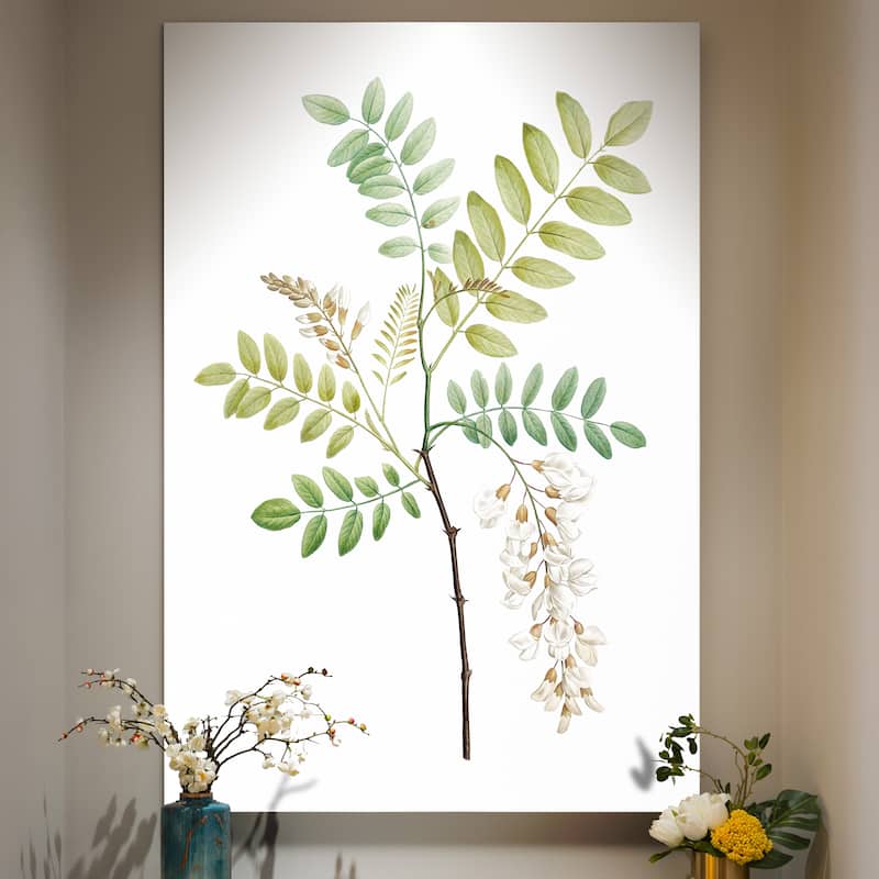 Soft Green Botanical I -Premium Gallery Wrapped Canvas