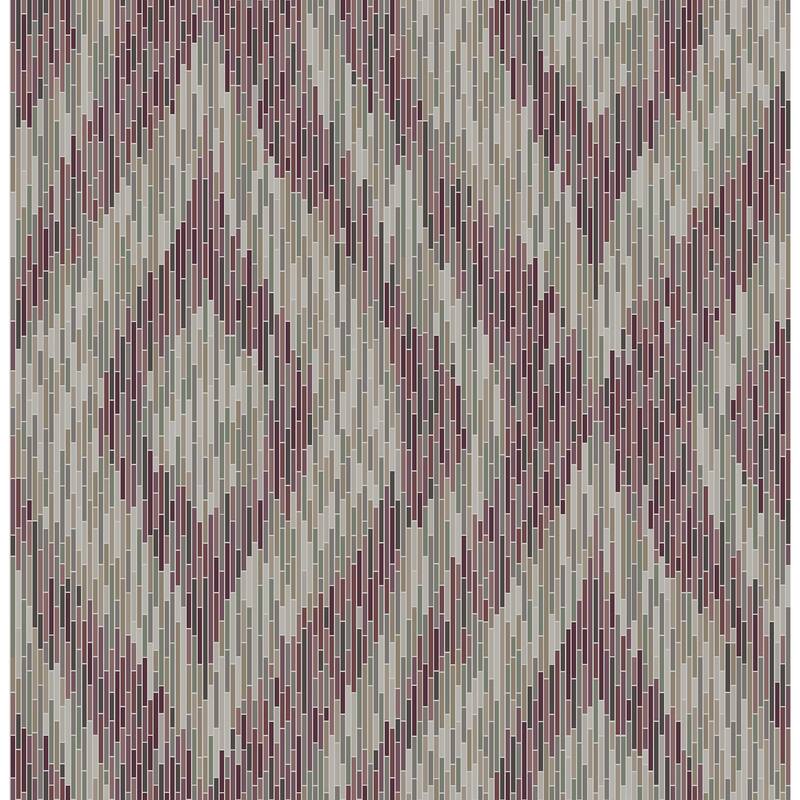 A-Street Prints Ethereal Purple Ogee Wallpaper