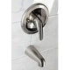 preview thumbnail 9 of 10, Kingston Brass Tub Only Trim Package with Single Lever Handle and Tub