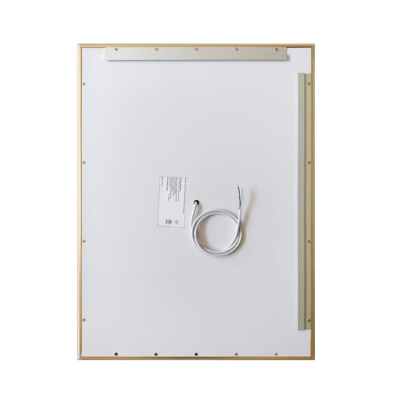 24'' Rectangle LED Lighted Accent Bathroom/Vanity Wall Mirror - 24"x 32"