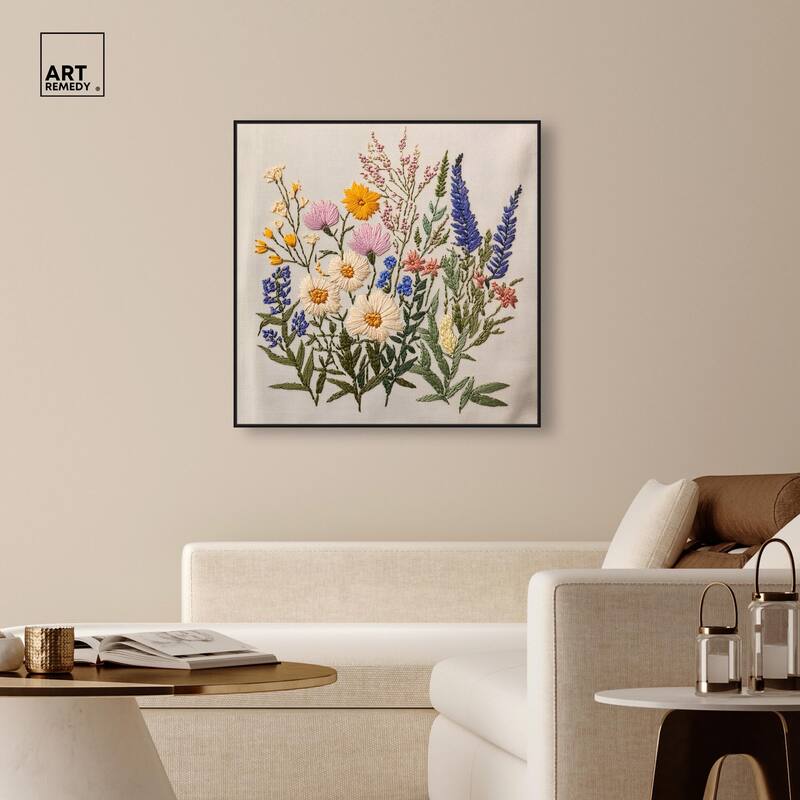 Needlepoint Prairie Posy Canvas by Art Remedy