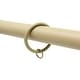 preview thumbnail 8 of 30, Set of 14 Solid Metal Window Drapery Curtain Panel Ring with Eyelet, 1.5" Inner Diameter, Fits Up to 1.25" Rod