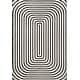 preview thumbnail 8 of 24, JONATHAN Y Anders High-Low Modern Scandinavian Arch Stripe Monotone Ivory Indoor/Outdoor Rug
