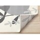 preview thumbnail 6 of 10, Cream Grey Bunny Kids Nursery Area Rug, 3'11" x 5'7"