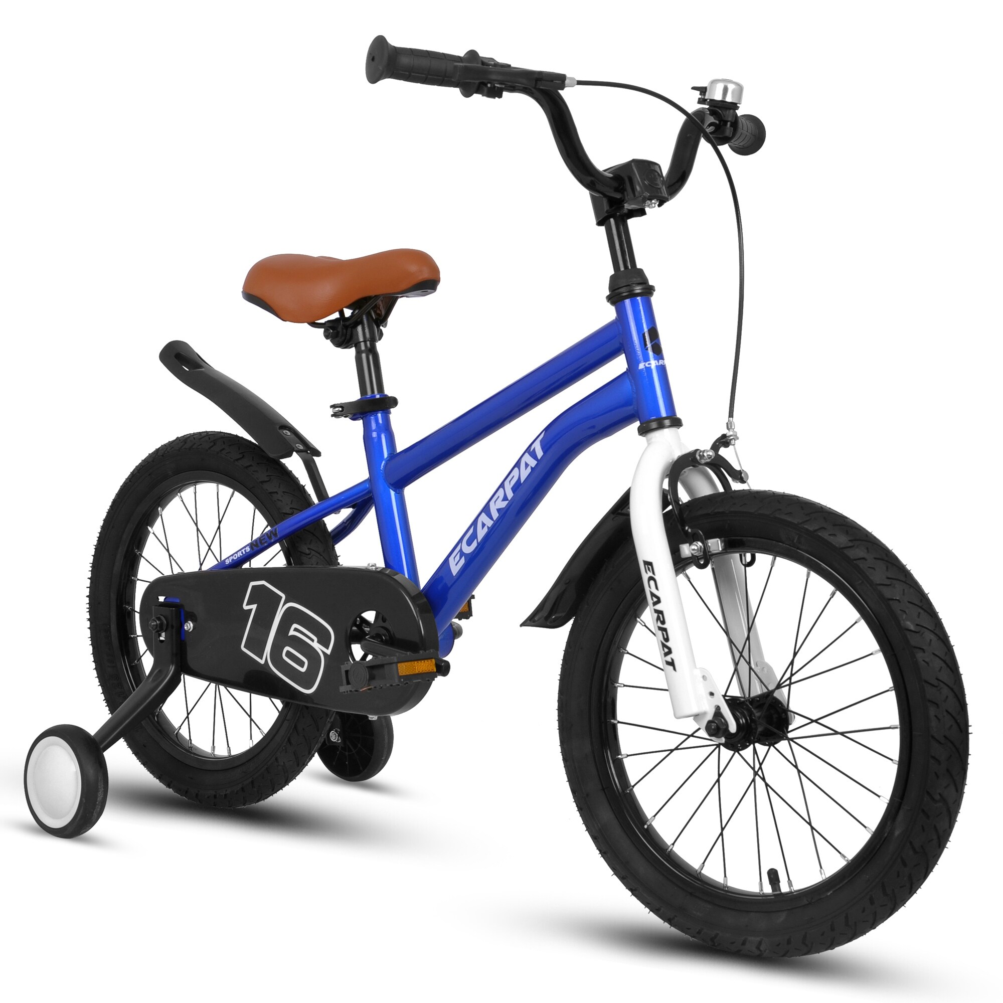 Kid s Bike for Boys and Girls 14 inch with Training Wheels Blue Bed Bath Beyond 39742393