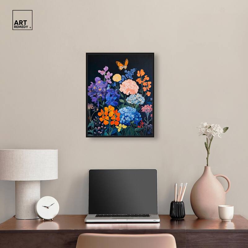 Twilight Blossoms I Canvas by Art Remedy