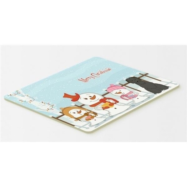Carolines Treasures BB2412CMT Merry Christmas Carolers Briard Black Kitchen or Bath Mat 20 x 30