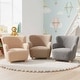 preview thumbnail 25 of 28, Costway Sherpa Kids Sofa with Solid Rubber Wood Legs for Boys & Girls - See Details