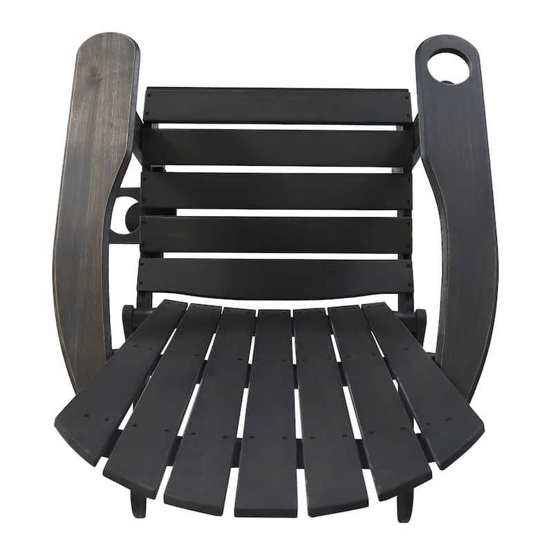 Bellwood Acacia Wood Folding Adirondack Chair by Christopher Knight Home