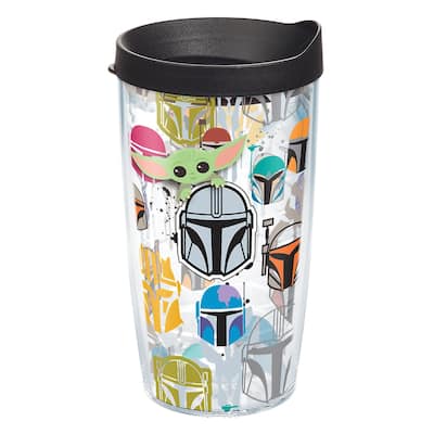 Tervis Star Wars The Mandalorian Peekaboo Made in USA Double Walled Insulated Travel Tumbler, Classic